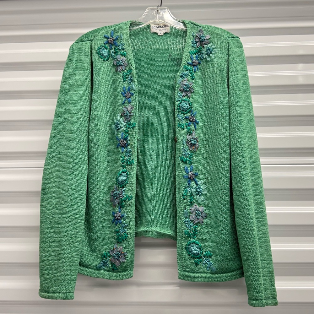 Vintage Pendleton cardigan sweater small